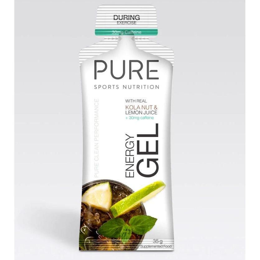 PURE Sports Nutrition Energy Gel Cola + 30mg Caffeine 35g