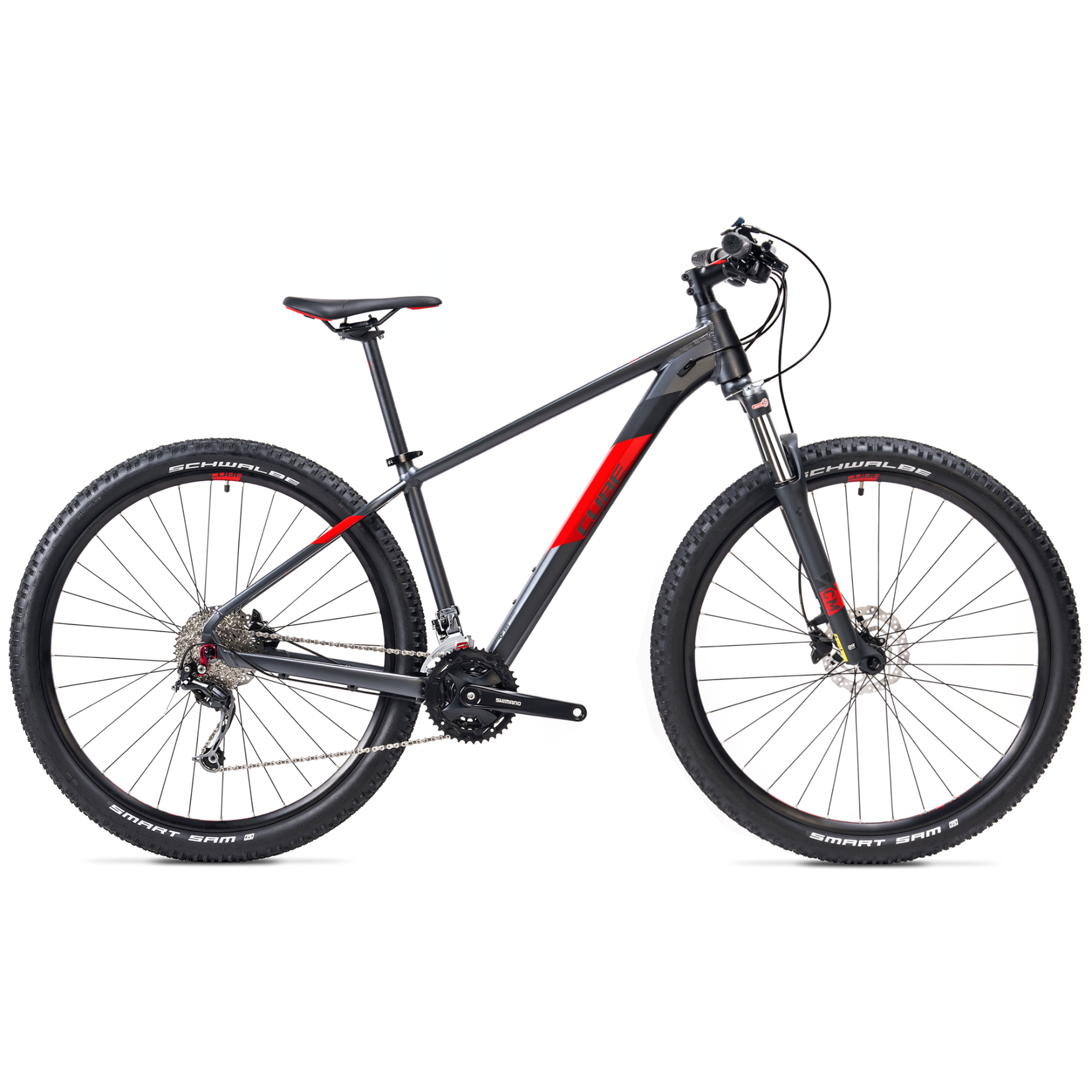 Cube Aim SL Mountain Bike Iridium/Red