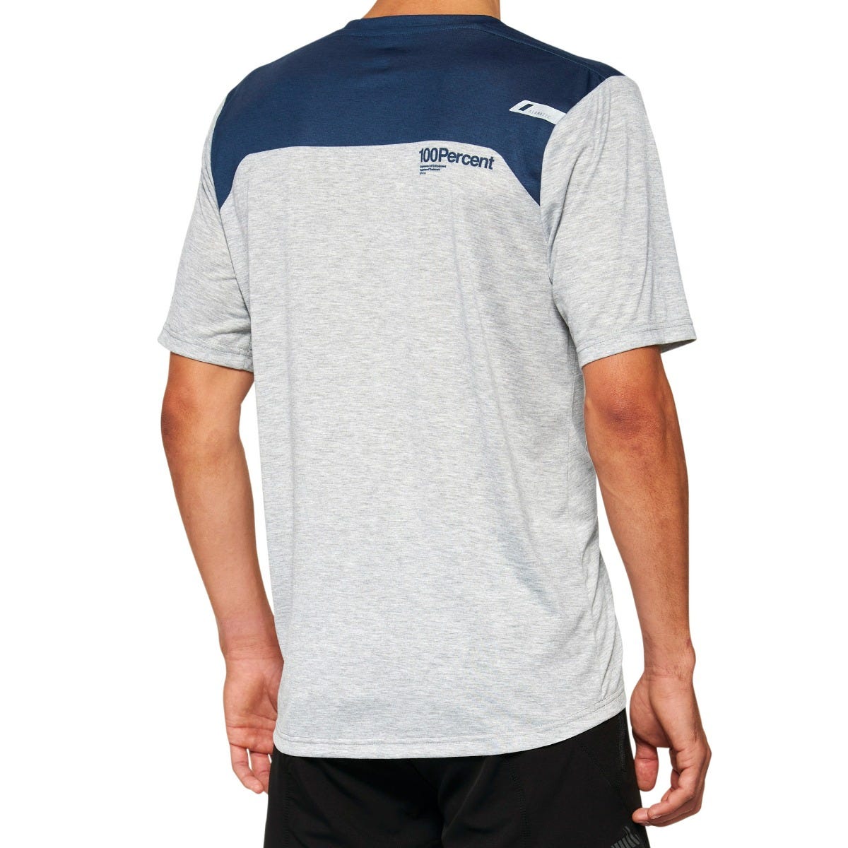 100% Airmatic Short Sleeve MTB Jersey Grey/Midnight