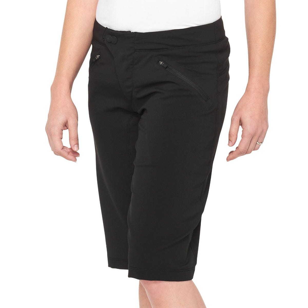 Shorts WS 100% RIDECAMP Women's Shorts w/ Liner Black