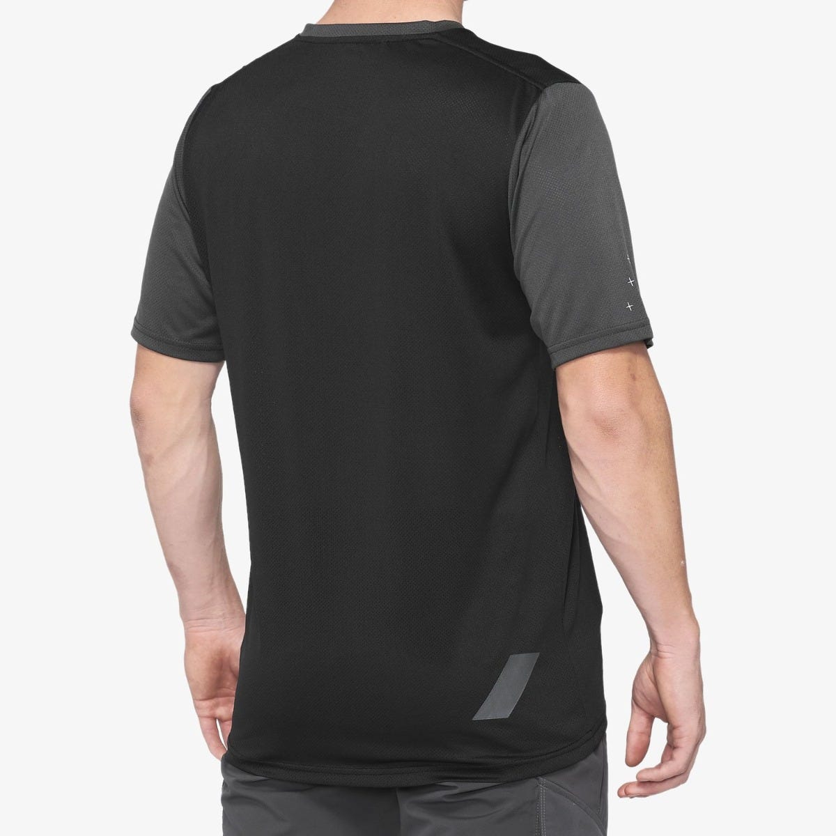100% Ridecamp Short Sleeve Jersey Charcoal/Black