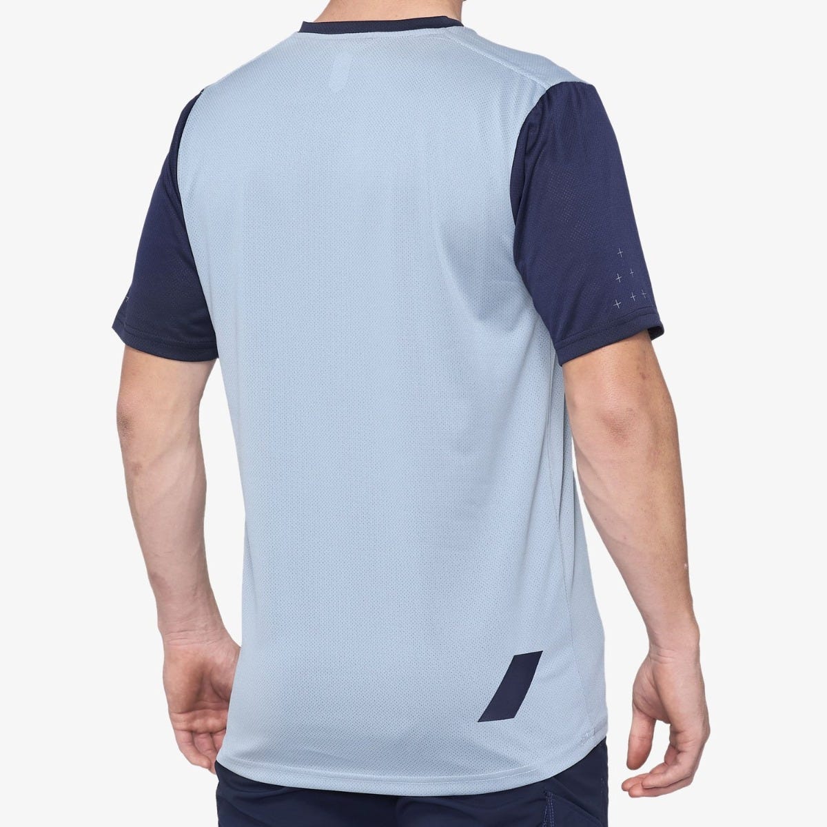 100% Ridecamp Short Sleeve Jersey Light Slate/Navy
