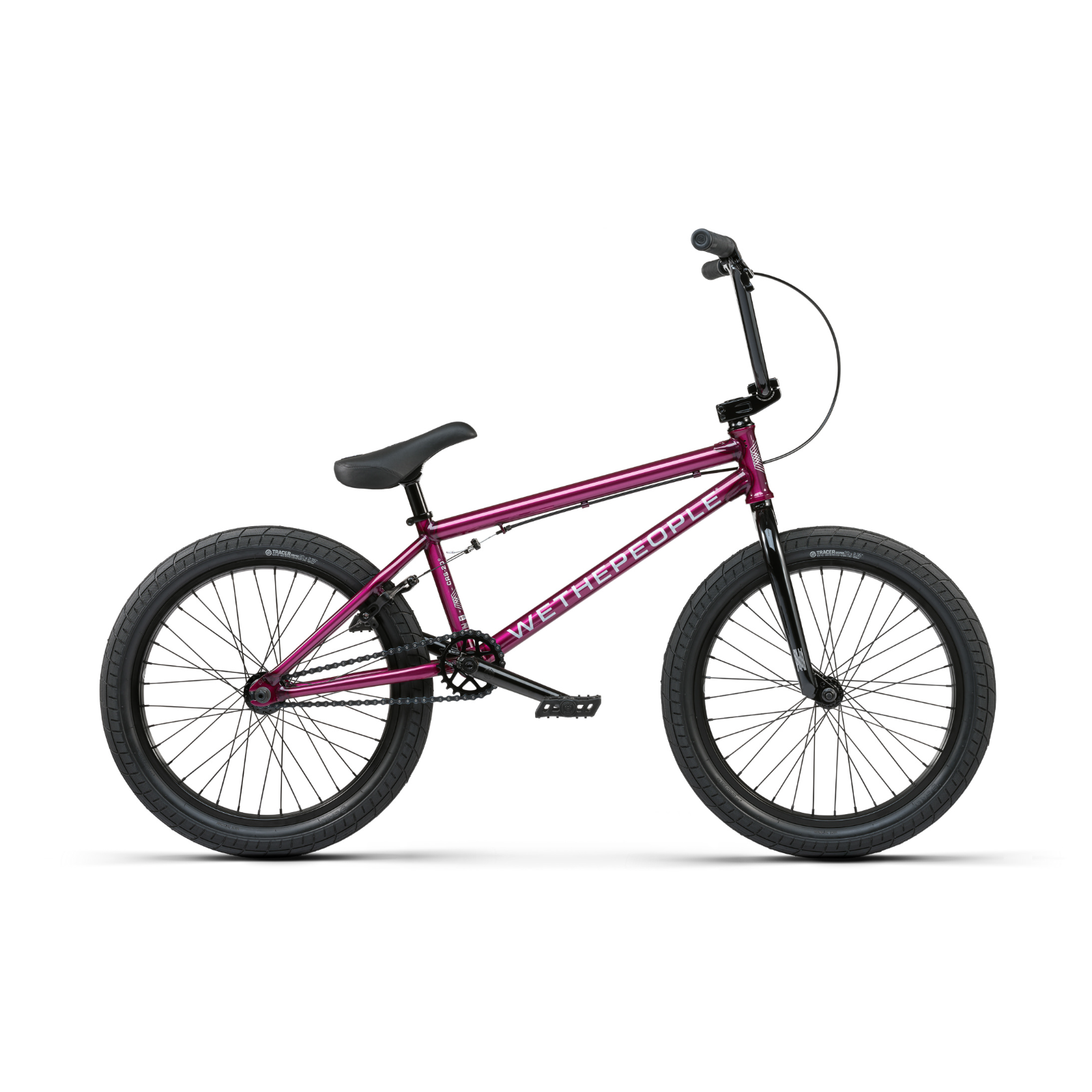 WTP CRS Freecoaster 20.25'' BMX Bike Translucent Berry Blast
