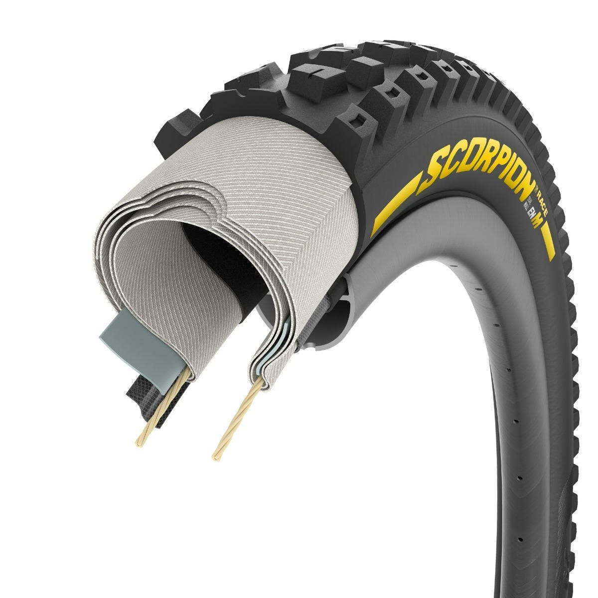 Pirelli Scorpion Race M Enduro Tyre 29 x 2.5 Yellow