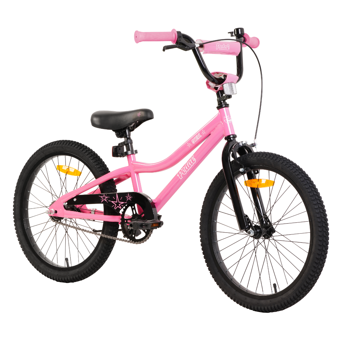 Pedal Strike 20'' Steel Kids Bike Pink/White – 99 Bikes
