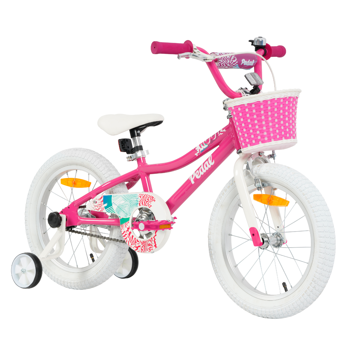Pedal Hoot Alloy 16'' Kids Bike Pink