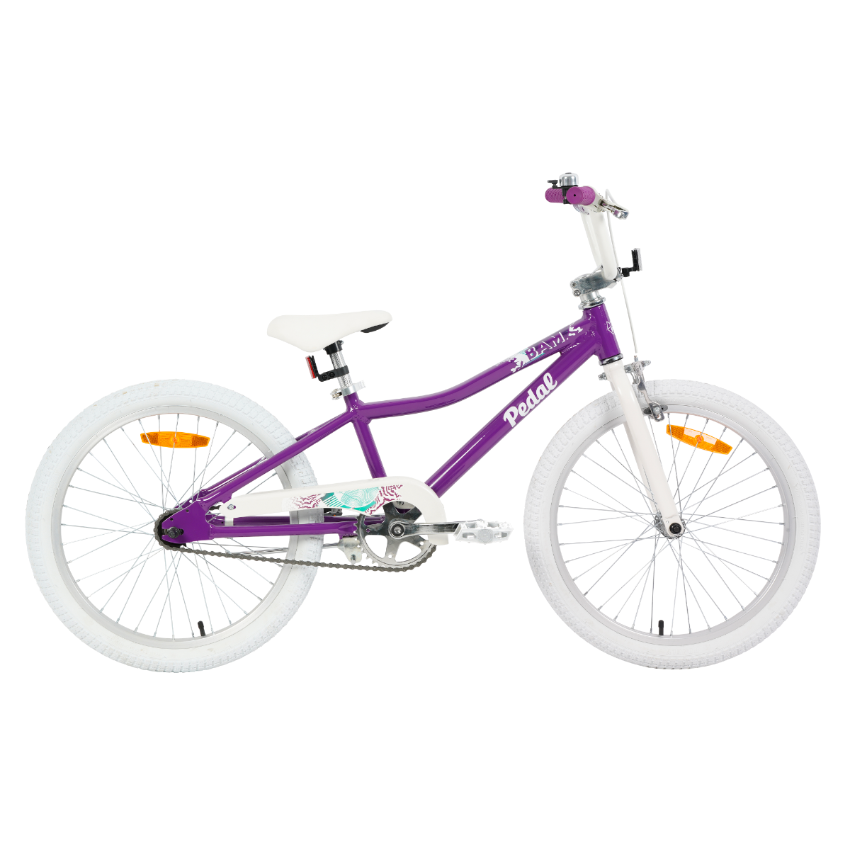 Pedal Bam Alloy 20'' Kids Bike Purple/Teal