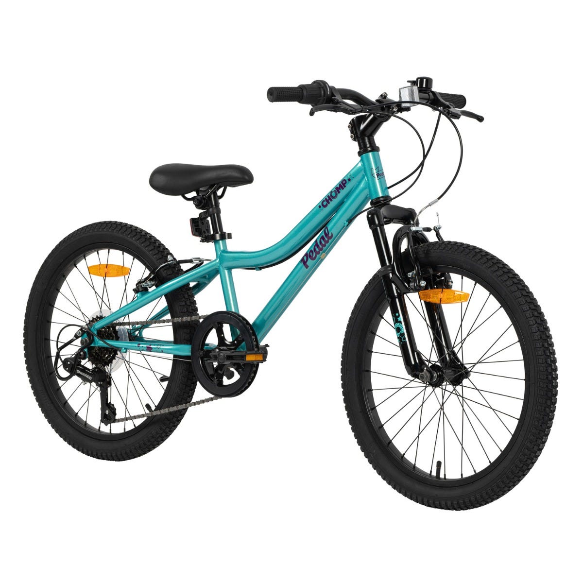 Pedal Chomp 20'' Kids Bike Turquoise