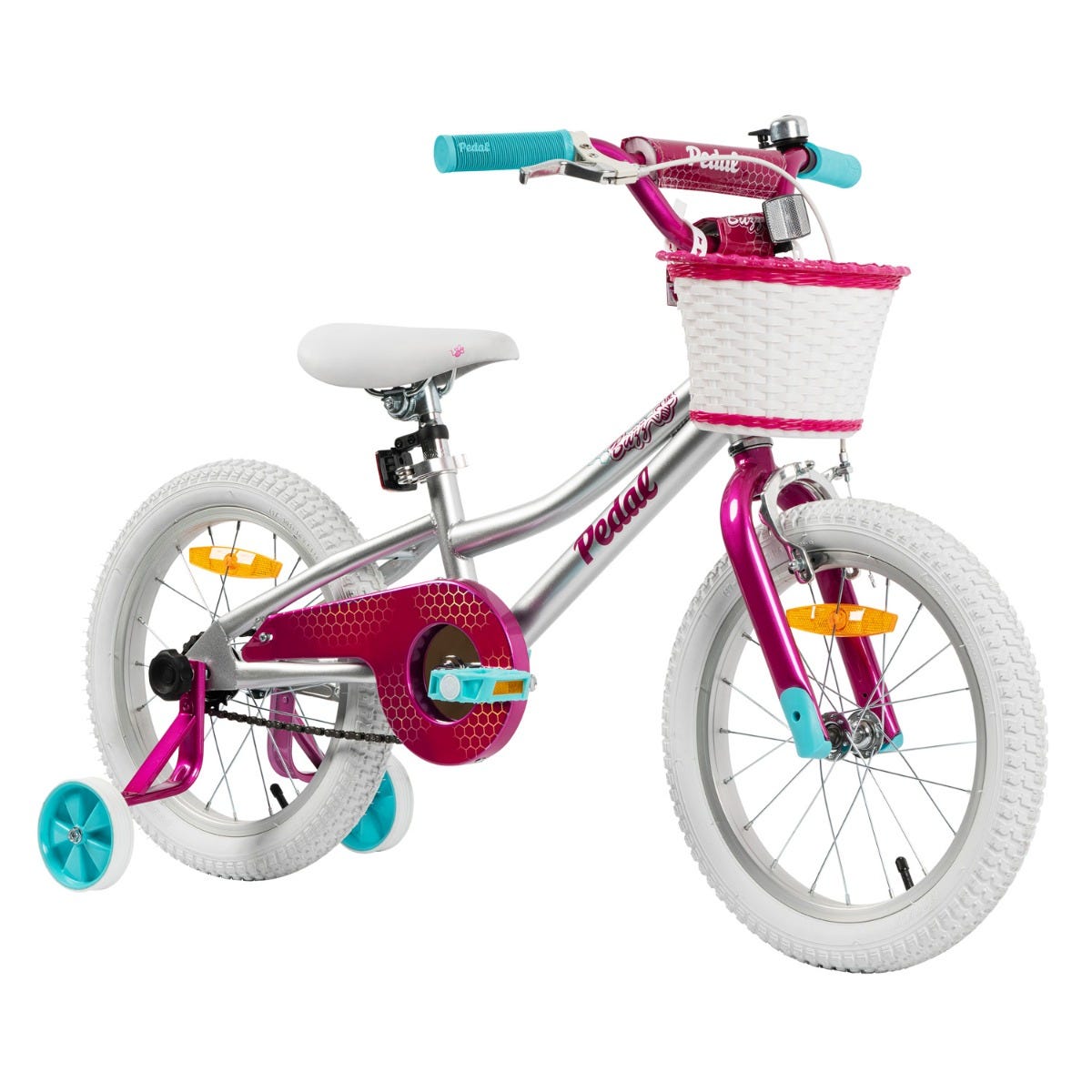Pedal Buzz 16'' Steel Kids Bike Silver