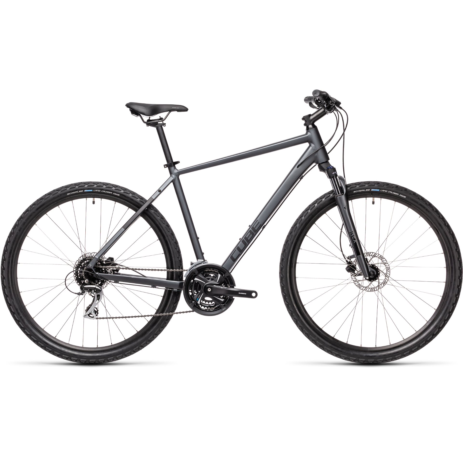 Cube Nature Hybrid Bike Iridium/Black