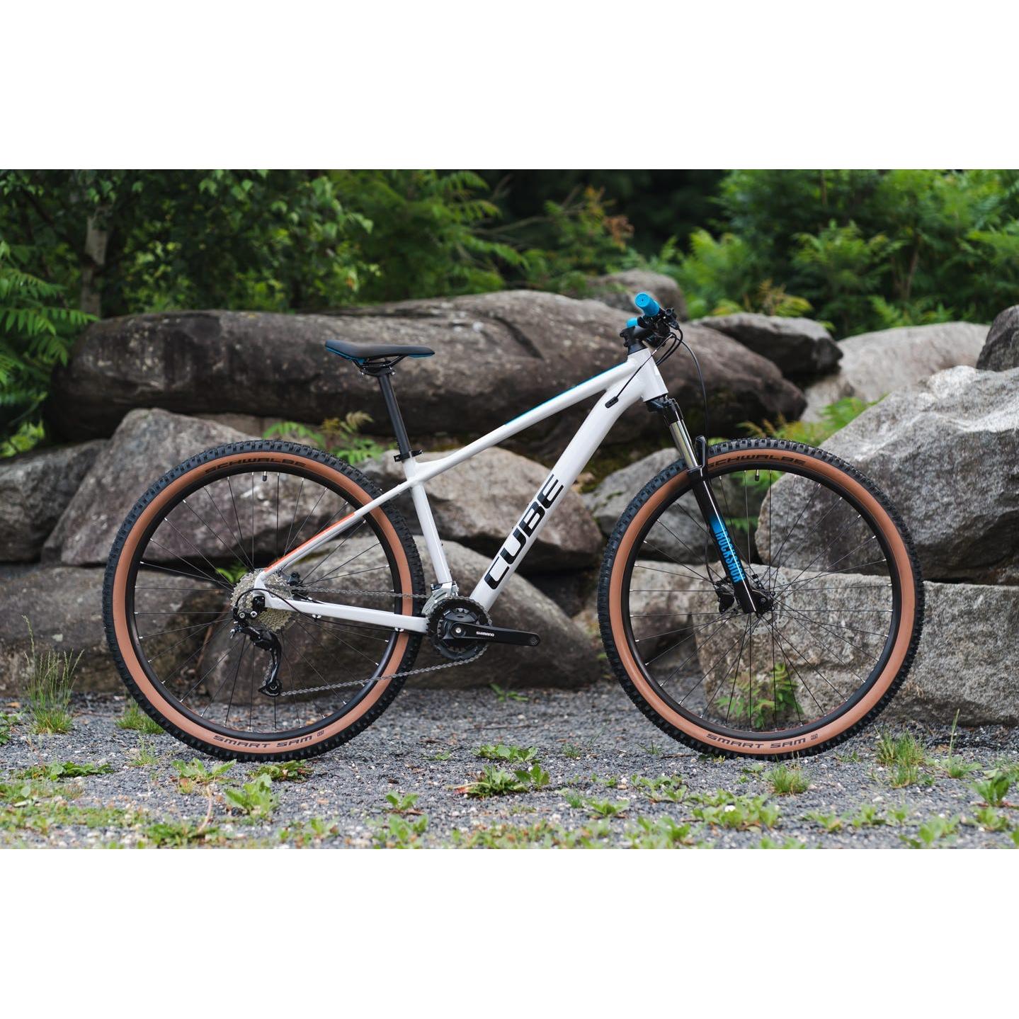 Cube Aim SL Mountain Bike Prisma Grey 'n' Blue 'n' Red