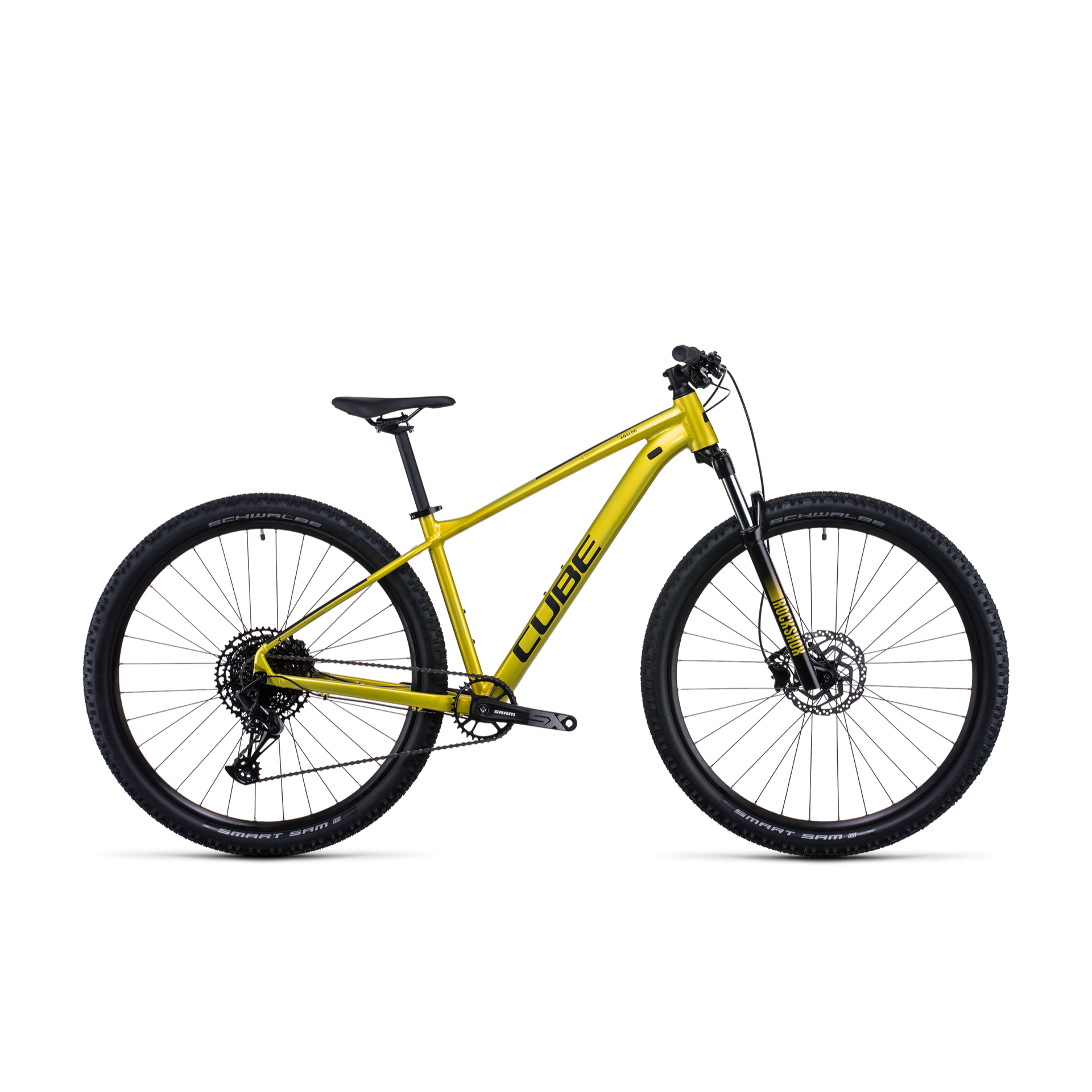 Cube Analog Hardtail Mountain Bike Flashlime Black
