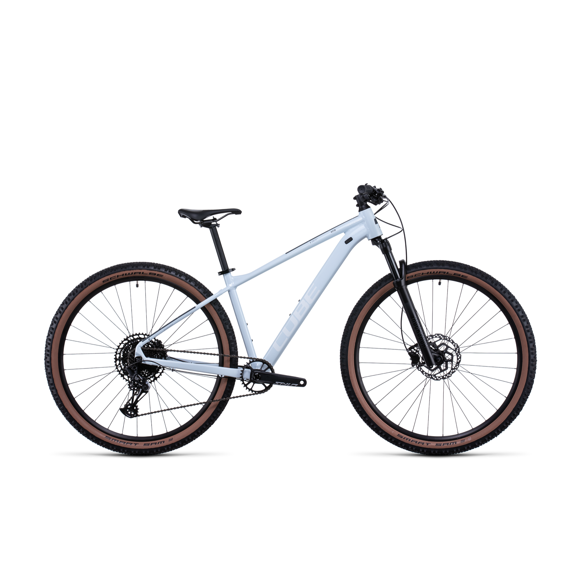 Cube Acid Hardtail Mountain Bike Frostwhite Black