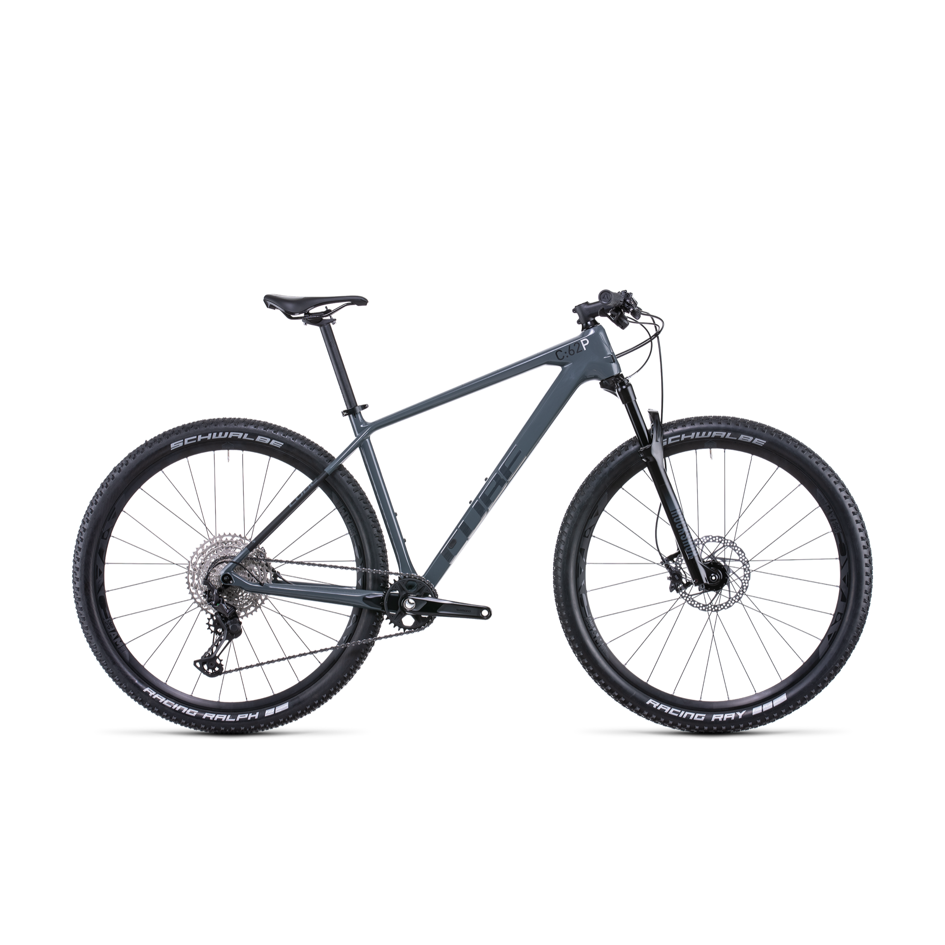 Cube Reaction C:62 Pro Hardtail Mountain Bike Grey Metal