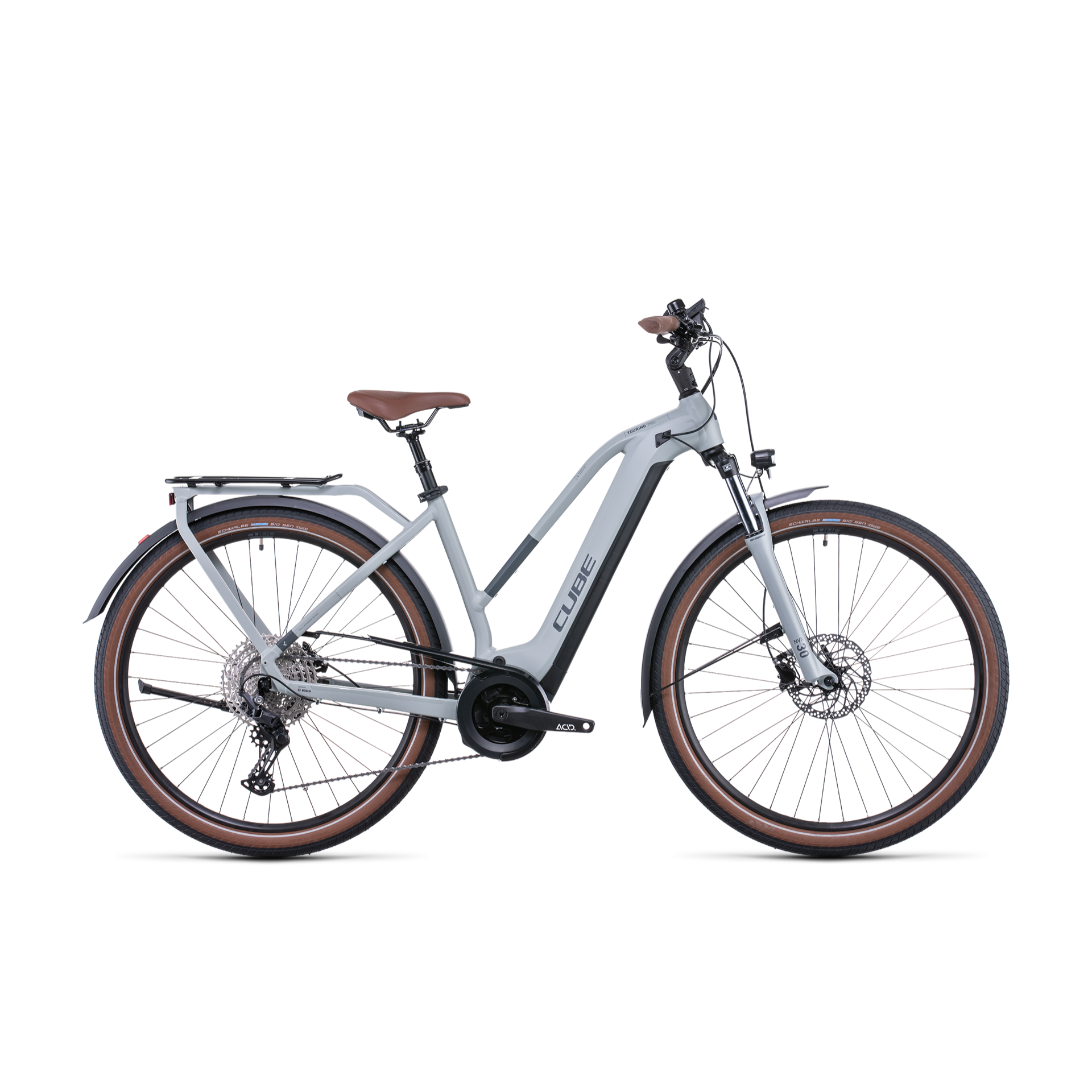Cube Touring Hybrid Pro 625 Trapeze Hybrid Bike Lunar Grey