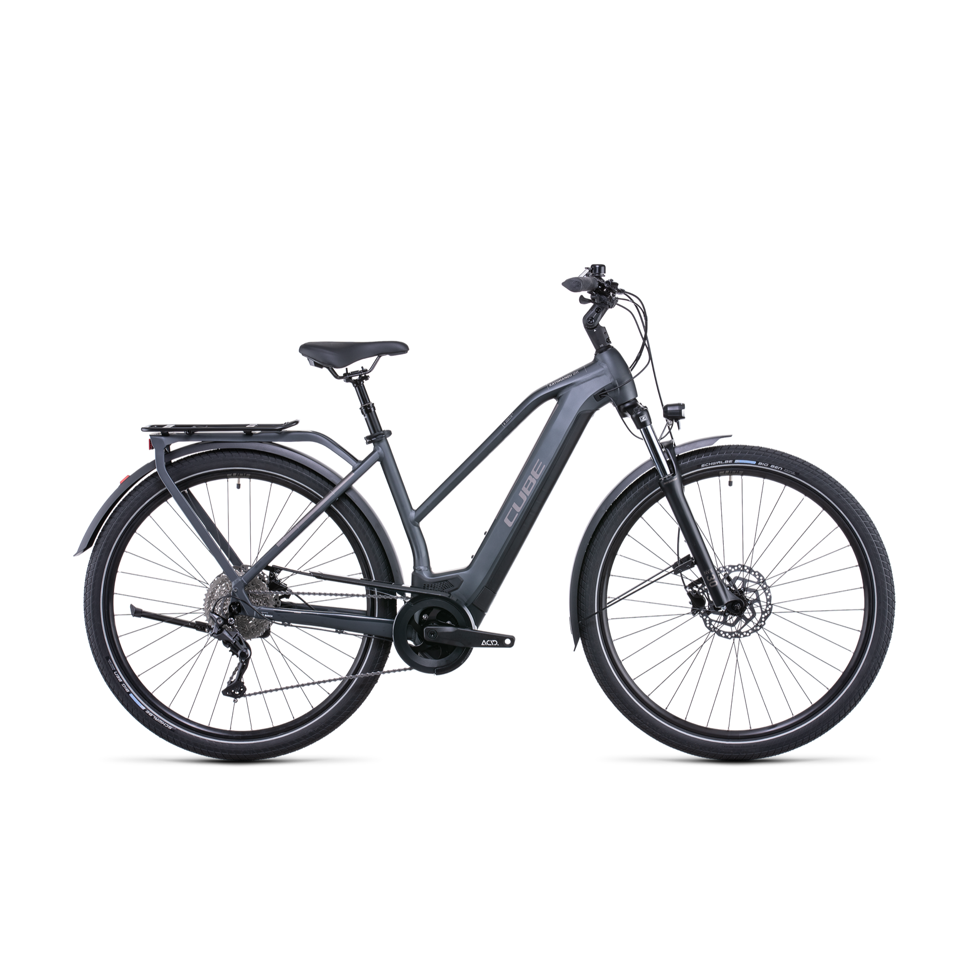 Cube Kathmandu Hybrid ONE 625 Trapeze Hybrid Bike Grey 'n' Teak