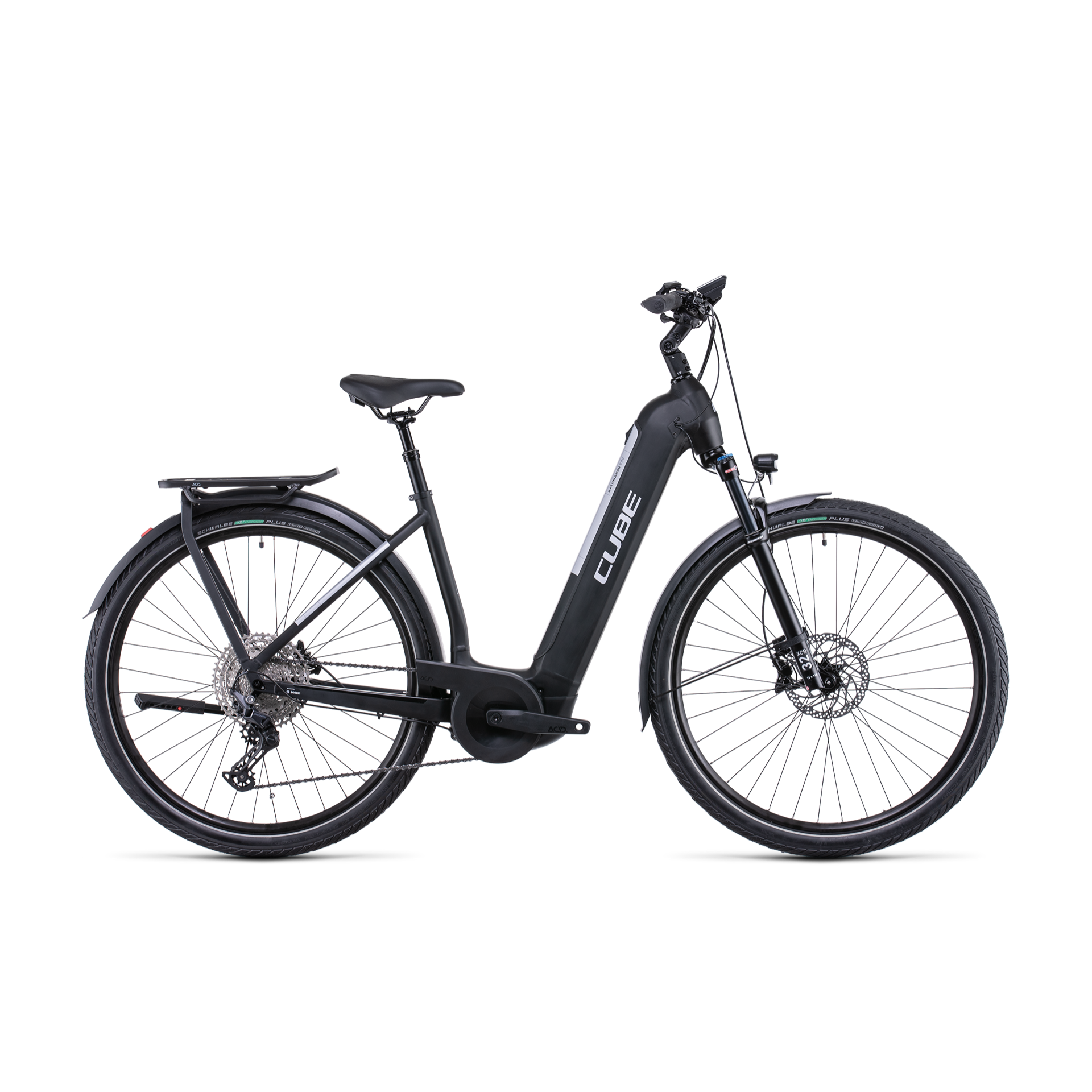 Cube Kathmandu Hybrid EXC 750 EasyEntry Hybrid Bike Black 'n' Silver