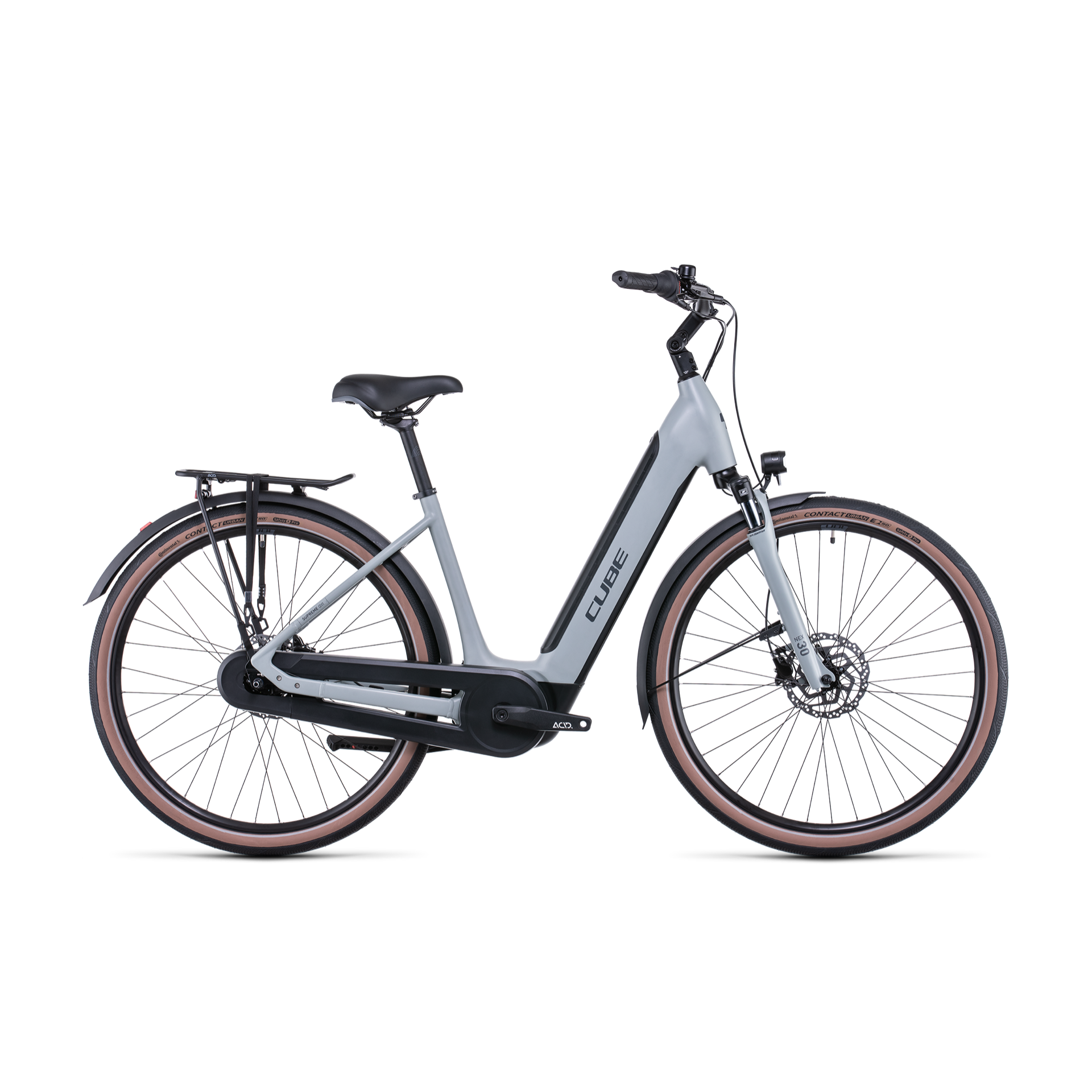 Cube Supreme Hybrid ONE 500 EasyEntry Hybrid Bike Lunar Grey