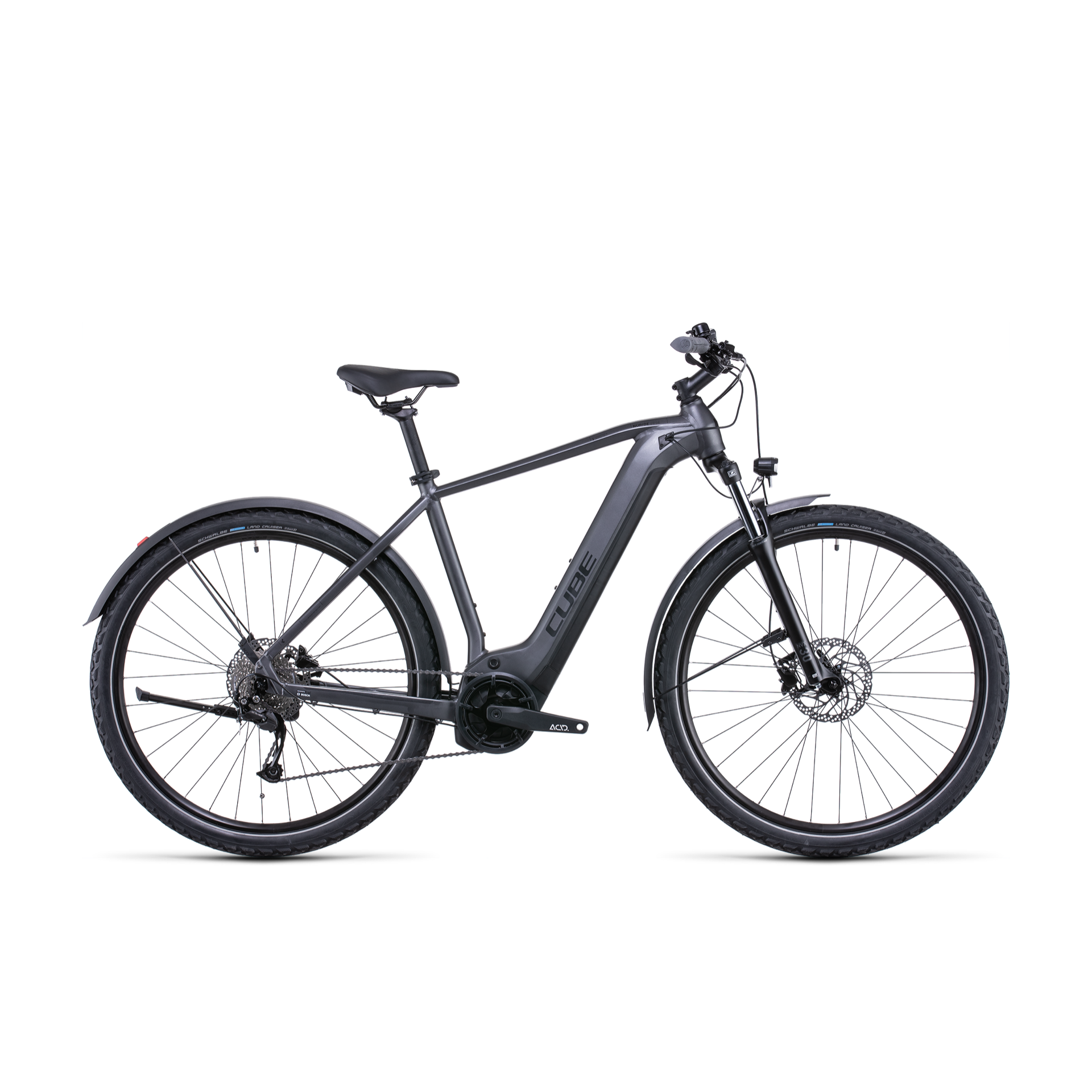 Cube Nuride Hybrid Performance 625 Allroad Electric Hybrid Bike Graphite 'n' Black