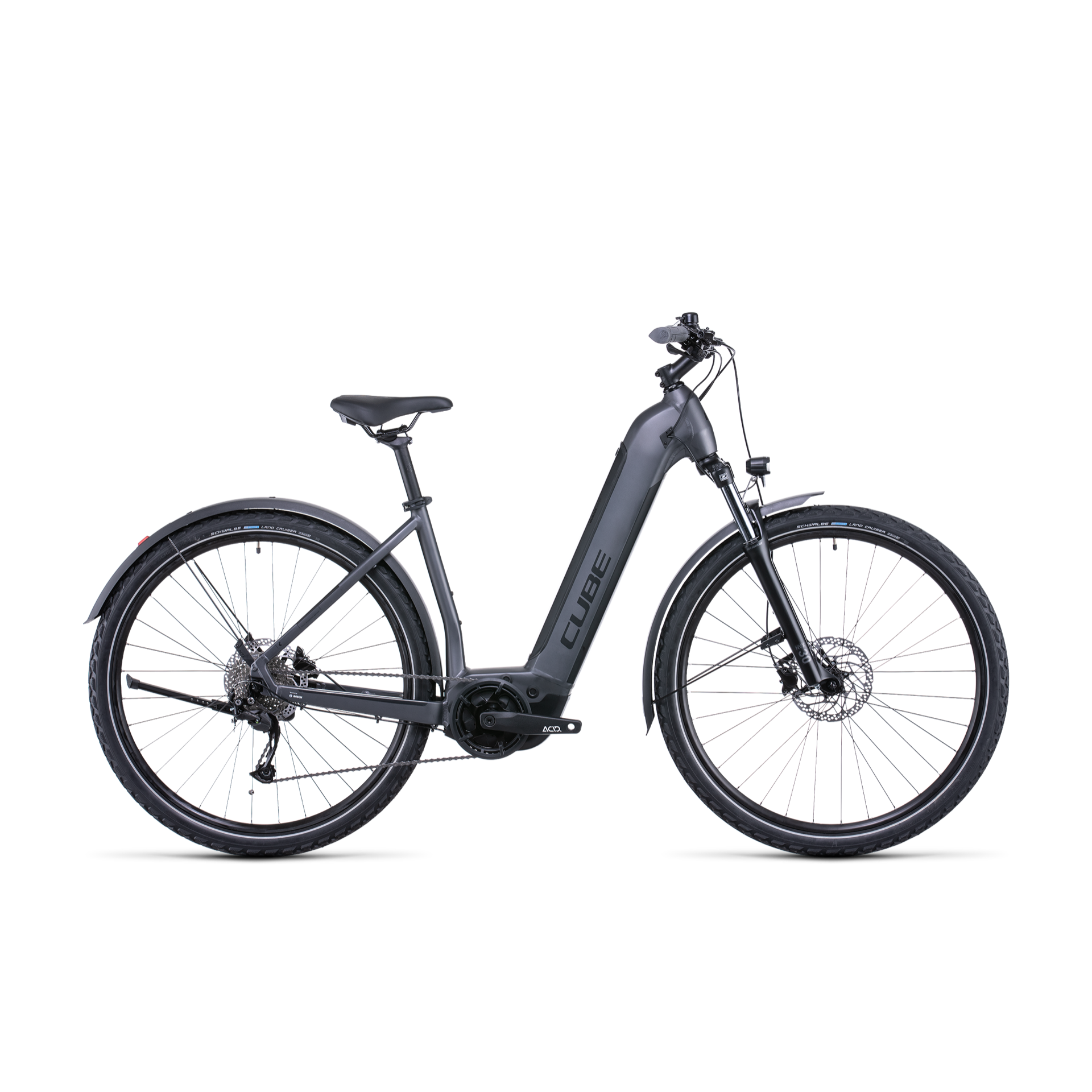 Cube Nuride Hybrid Performance 625 Allroad EasyEntry Electric Hybrid Bike Graphite 'n' Black