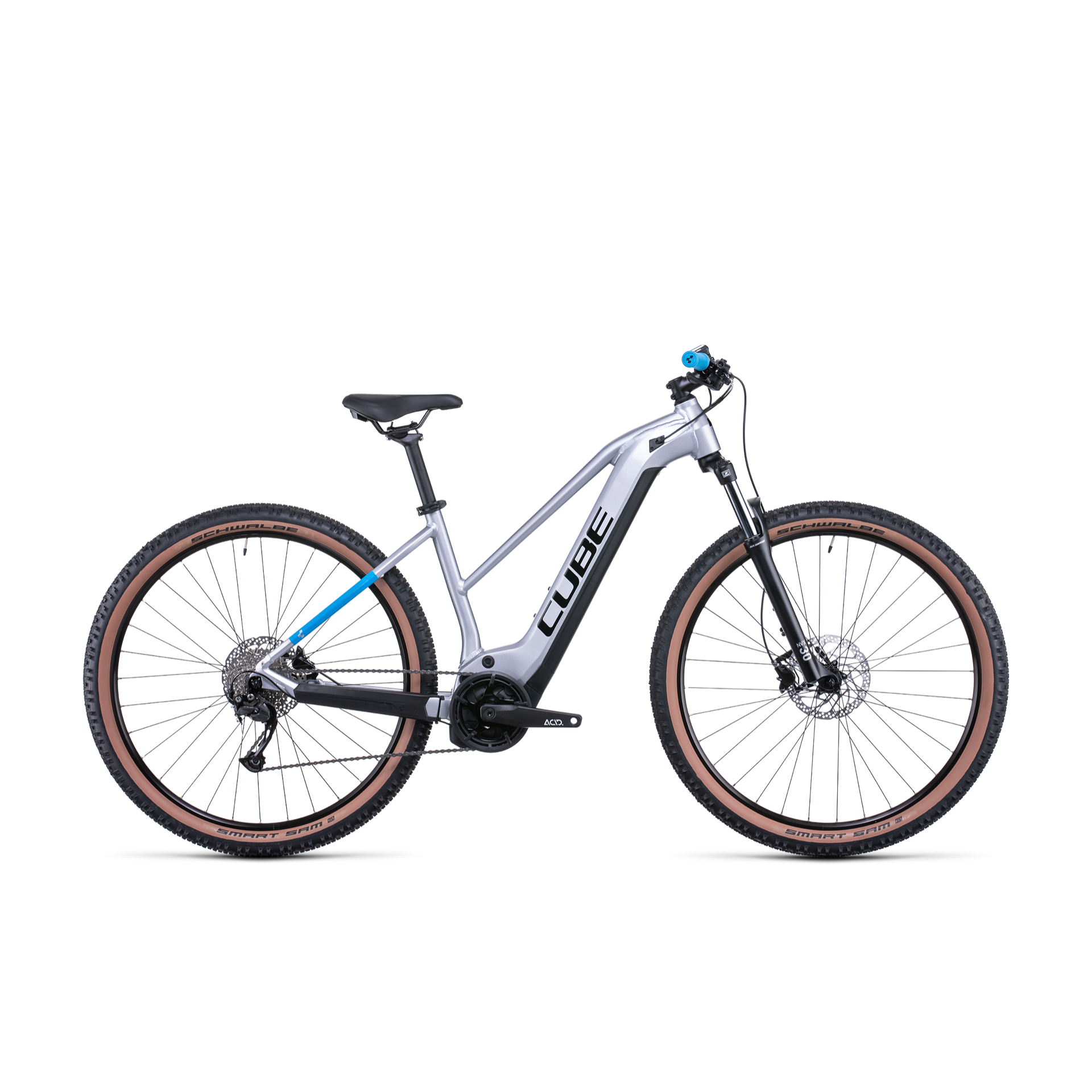 Cube Reaction Hybrid Performance 625 TP Electric Mountain Bike Polarsilver