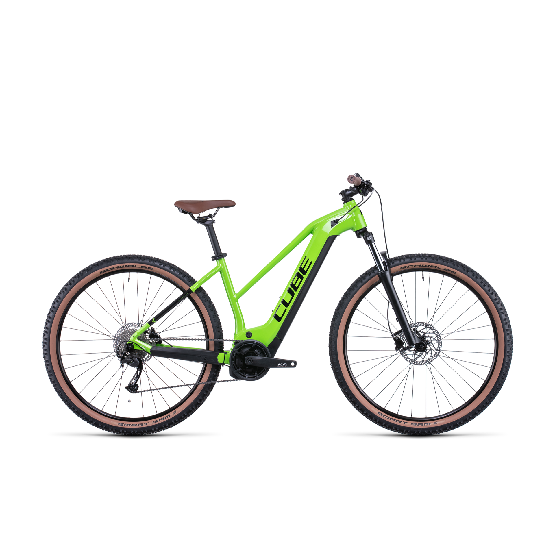 Cube Reaction Hybrid Performance 625 TP Electric Mountain Bike Shinyapple