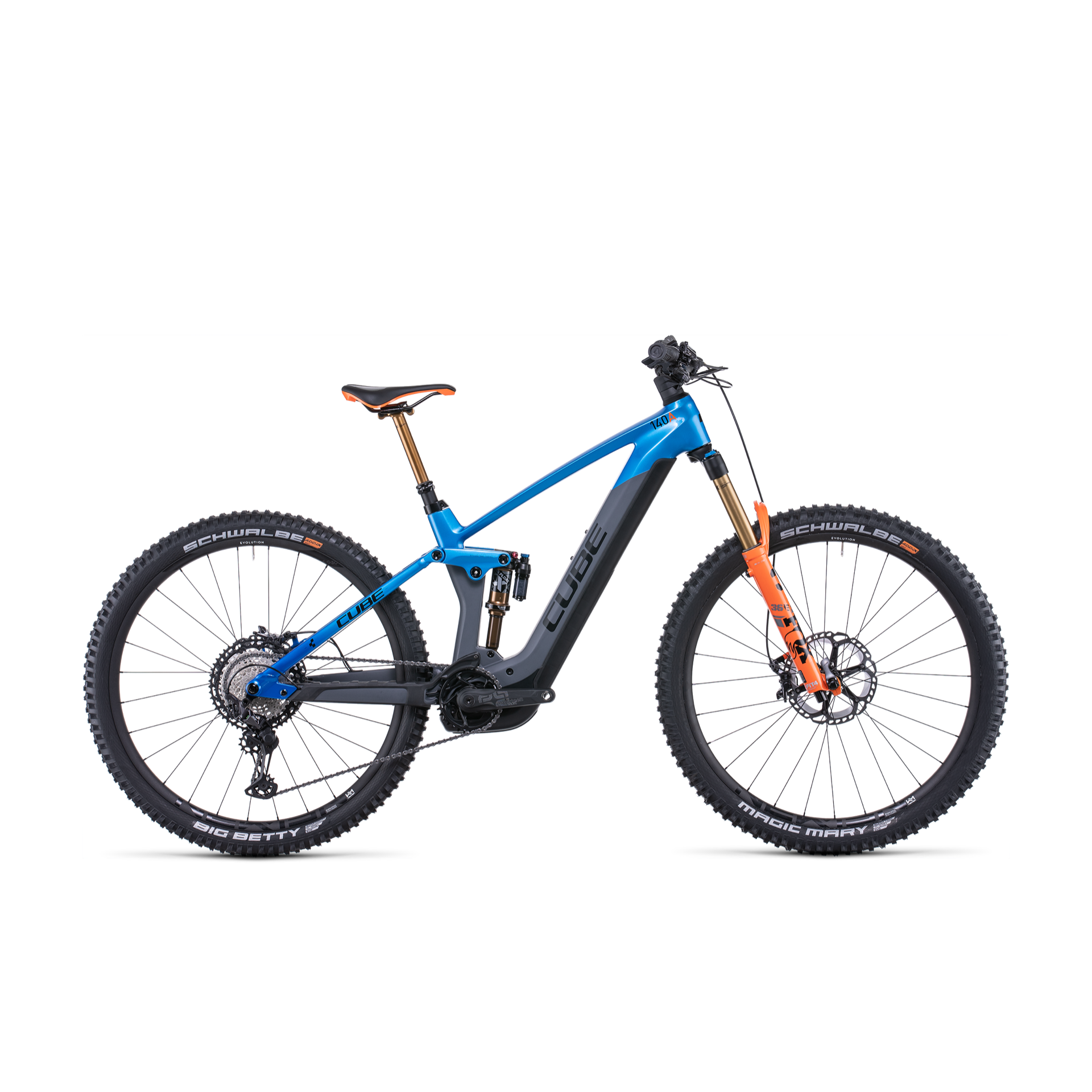 Cube Stereo Hybrid 140 HPC Actionteam 750 Electric Dual Suspension Mountain Bike 29" Actionteam