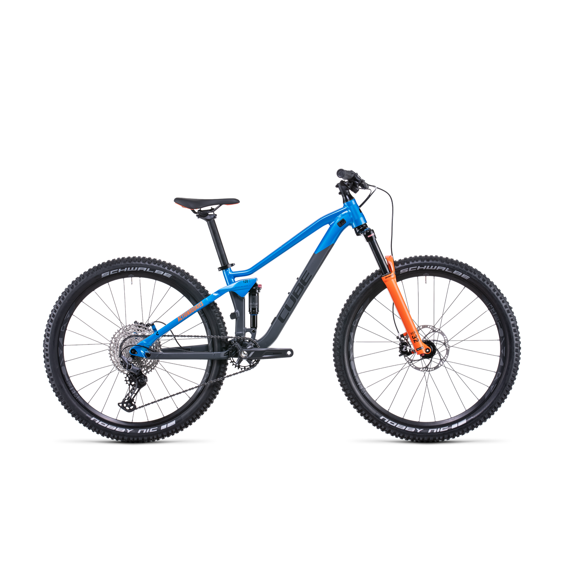 Cube Stereo 120 Rookie Dual Suspension Mountain Bike Actionteam