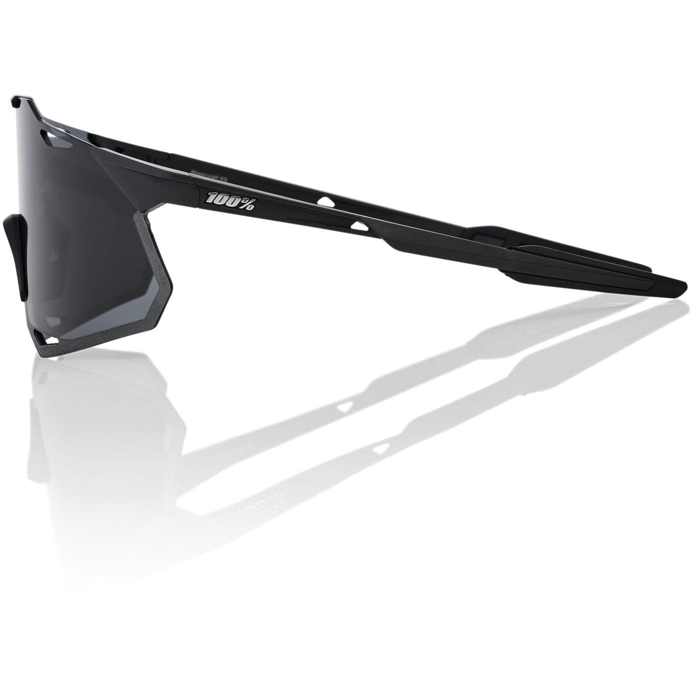 100% Hypercraft XS Sunglasses Matte Black/Smoke