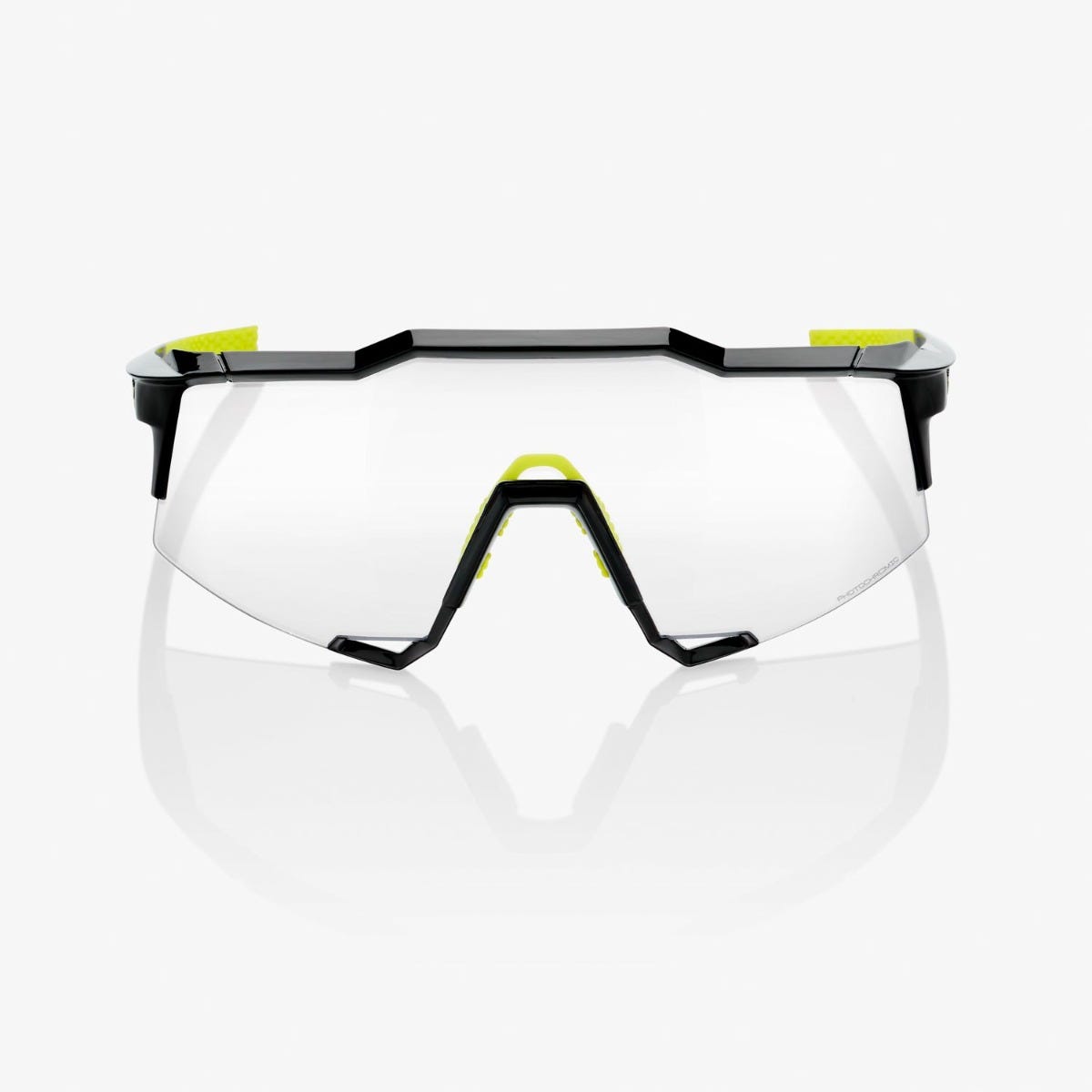 100% S3 Sunglasses Gloss Black with Photochromic Lens