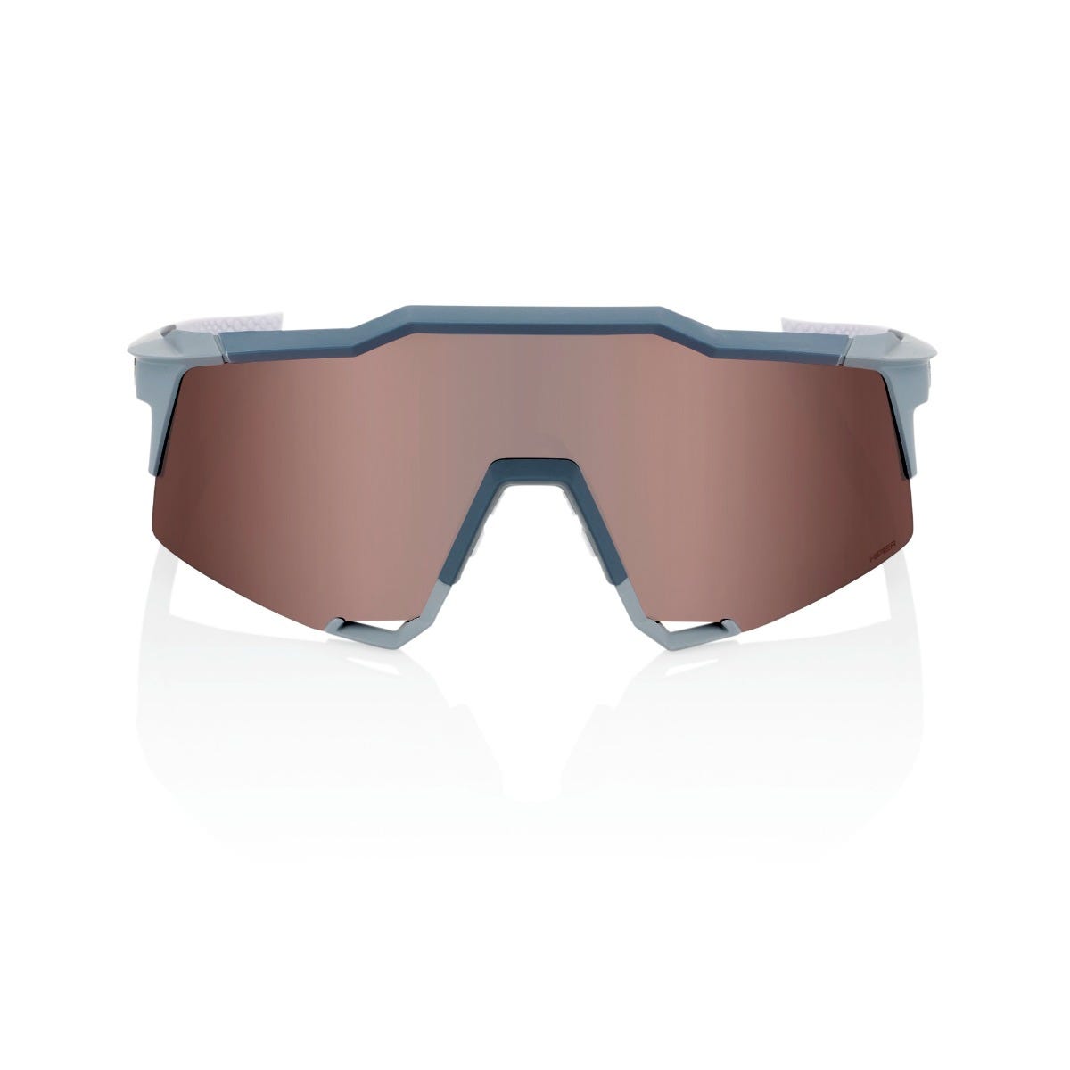 100% Speedcraft Sunglasses Stone Grey with HiPER Crimson Lens