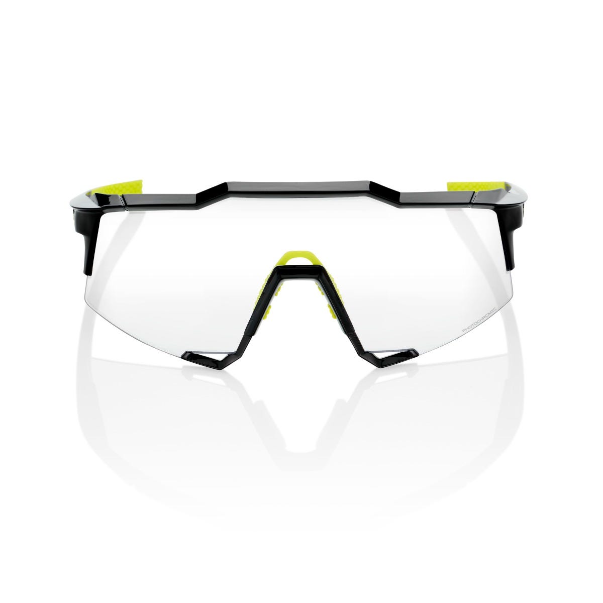 100% Speedcraft Sunglasses Gloss Black with Photochromic Lens