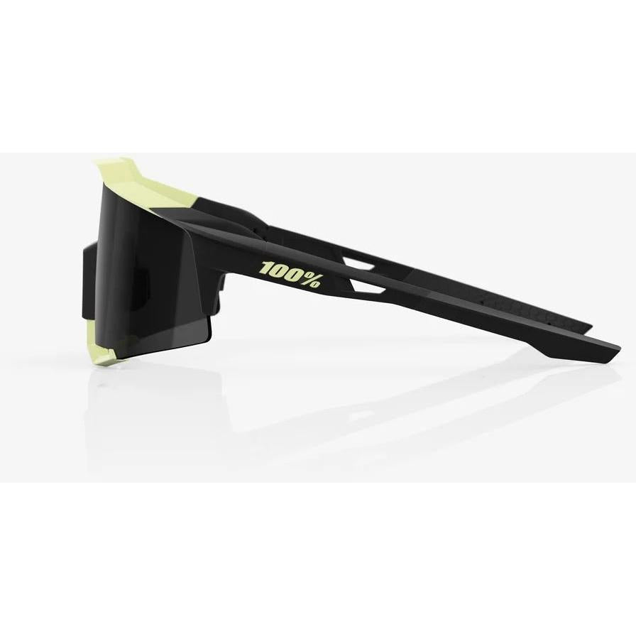 100% Speedcraft Sunglasses Soft Tact Glow - Black Mirror Lens