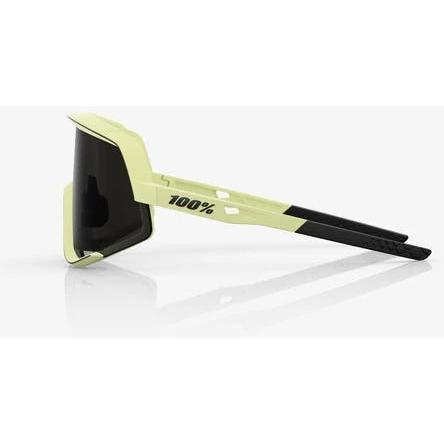 100% Glendale Sunglasses Soft Tact Glow - Smoke Lens