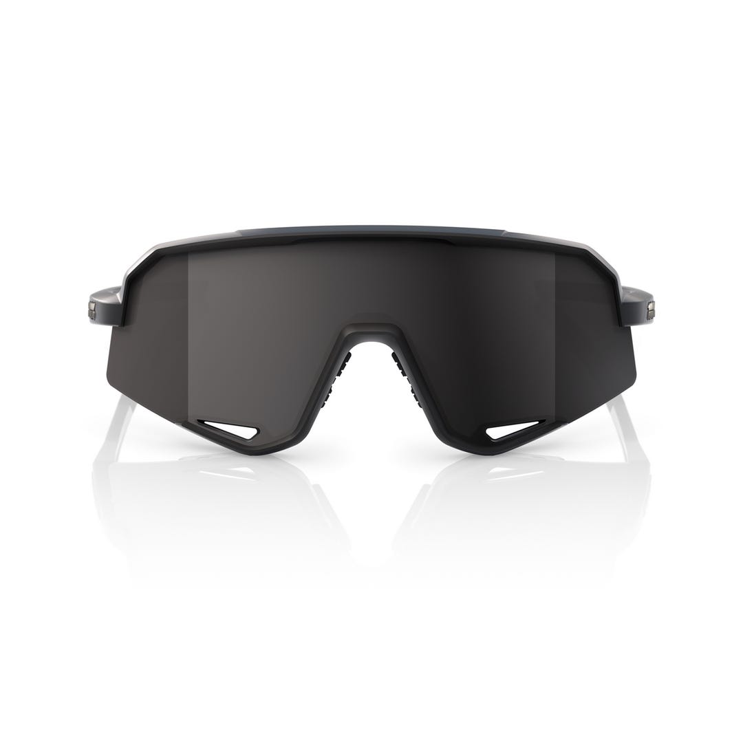 100% Slendale Sunglasses Matte Black Smoke Lens