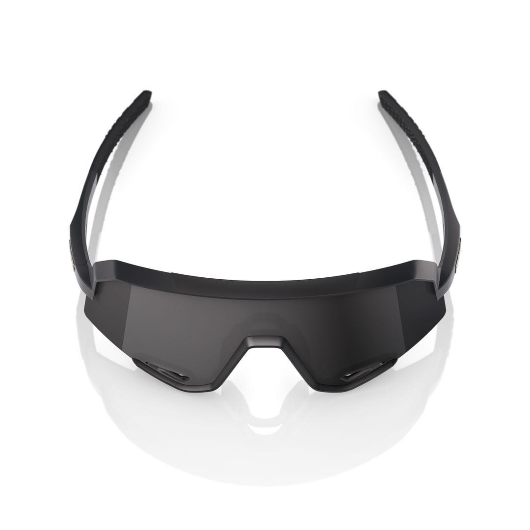 100% Slendale Sunglasses Matte Black Smoke Lens