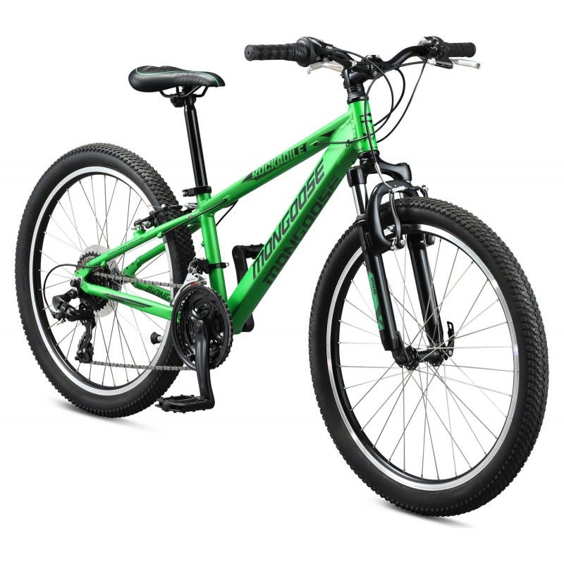 Mongoose Rockadile 24 Kids Mountain Bike Green – 99 Bikes
