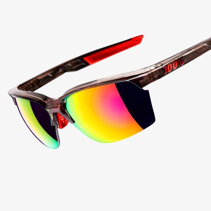 100% Sportcoupe Smoke Purple with Multilayer Mirror Lens