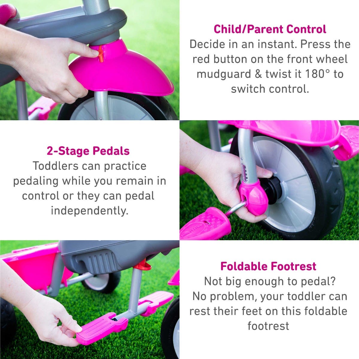 SmartTrike Carnival 3in1 Tricycle Pink