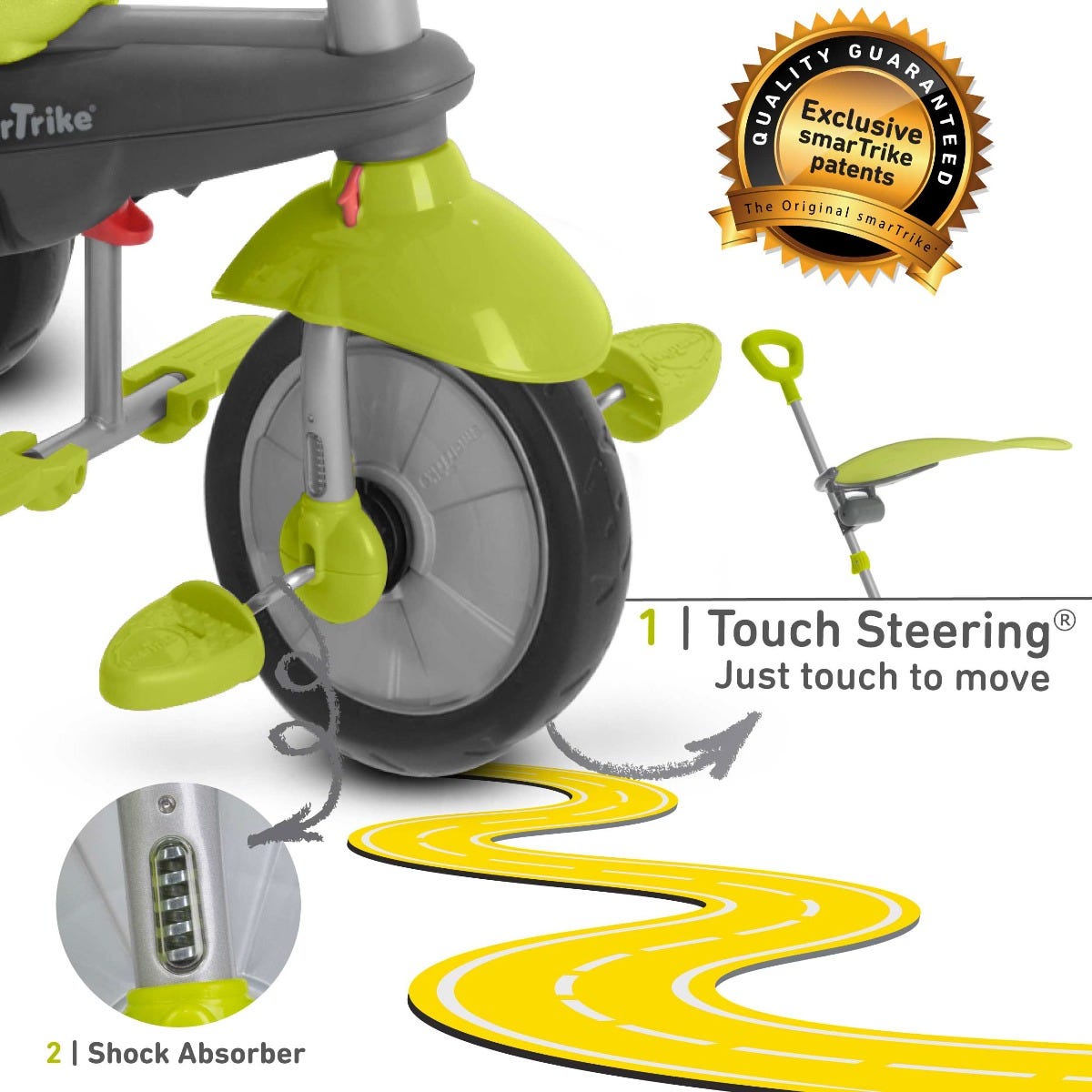 SmartTrike Carnival 3in1 Tricycle Green