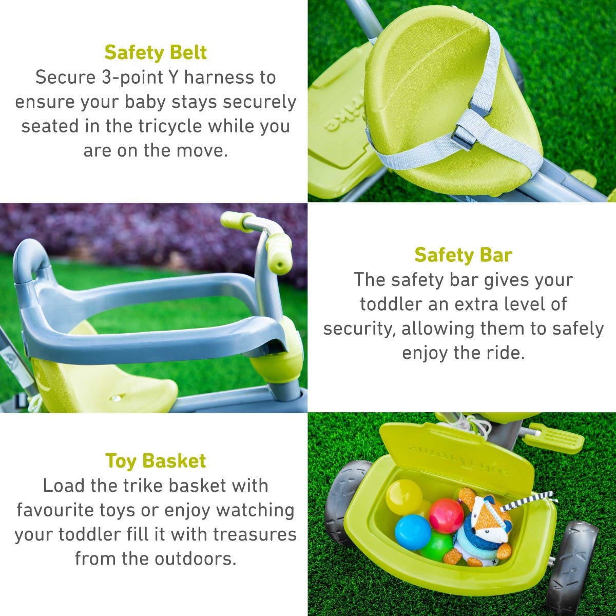 SmartTrike Carnival 3in1 Tricycle Green