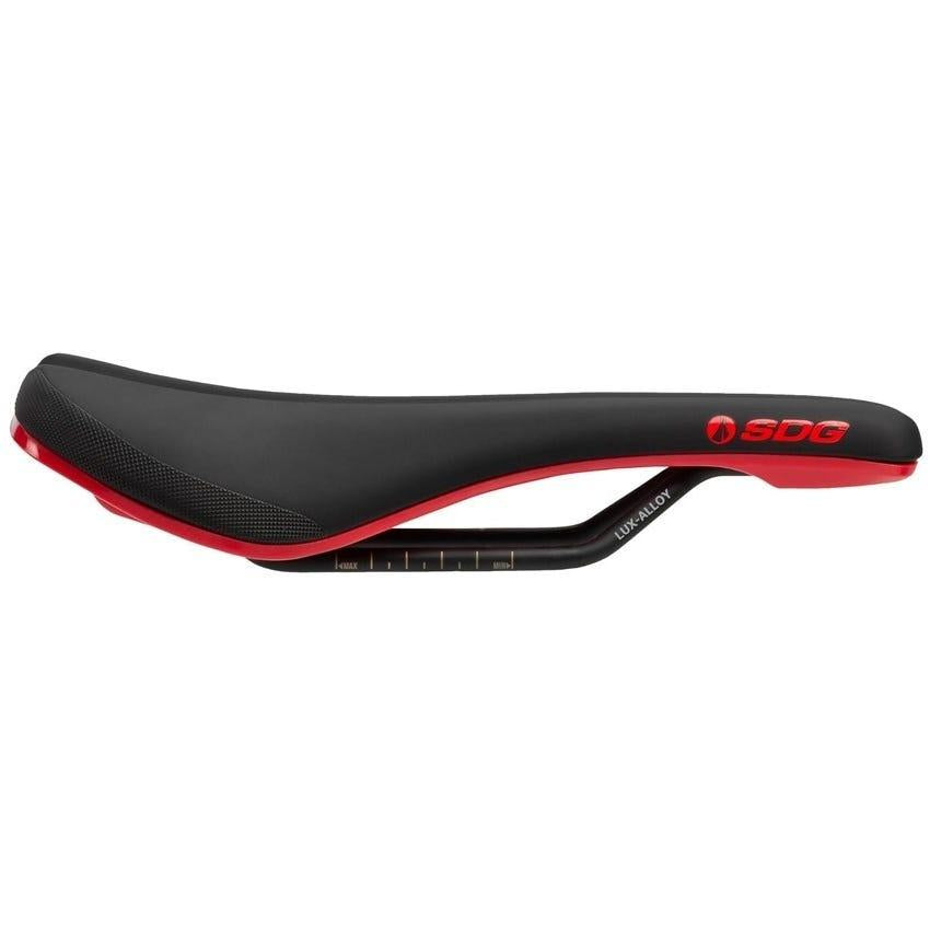 SDG Bel-Air V3 Lux Alloy Performance Saddle Black/Red