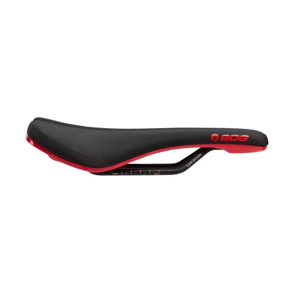 SDG Bel-Air V3 Lux Alloy Performance Saddle Black/Red