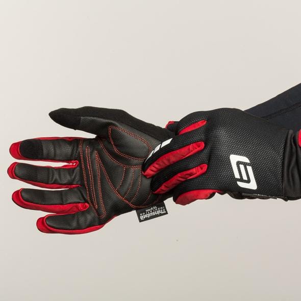 Bellwether Coldfront Full Finger Gloves Black/Red