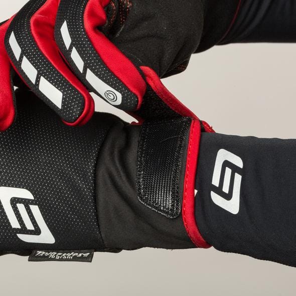 Bellwether Coldfront Full Finger Gloves Black/Red