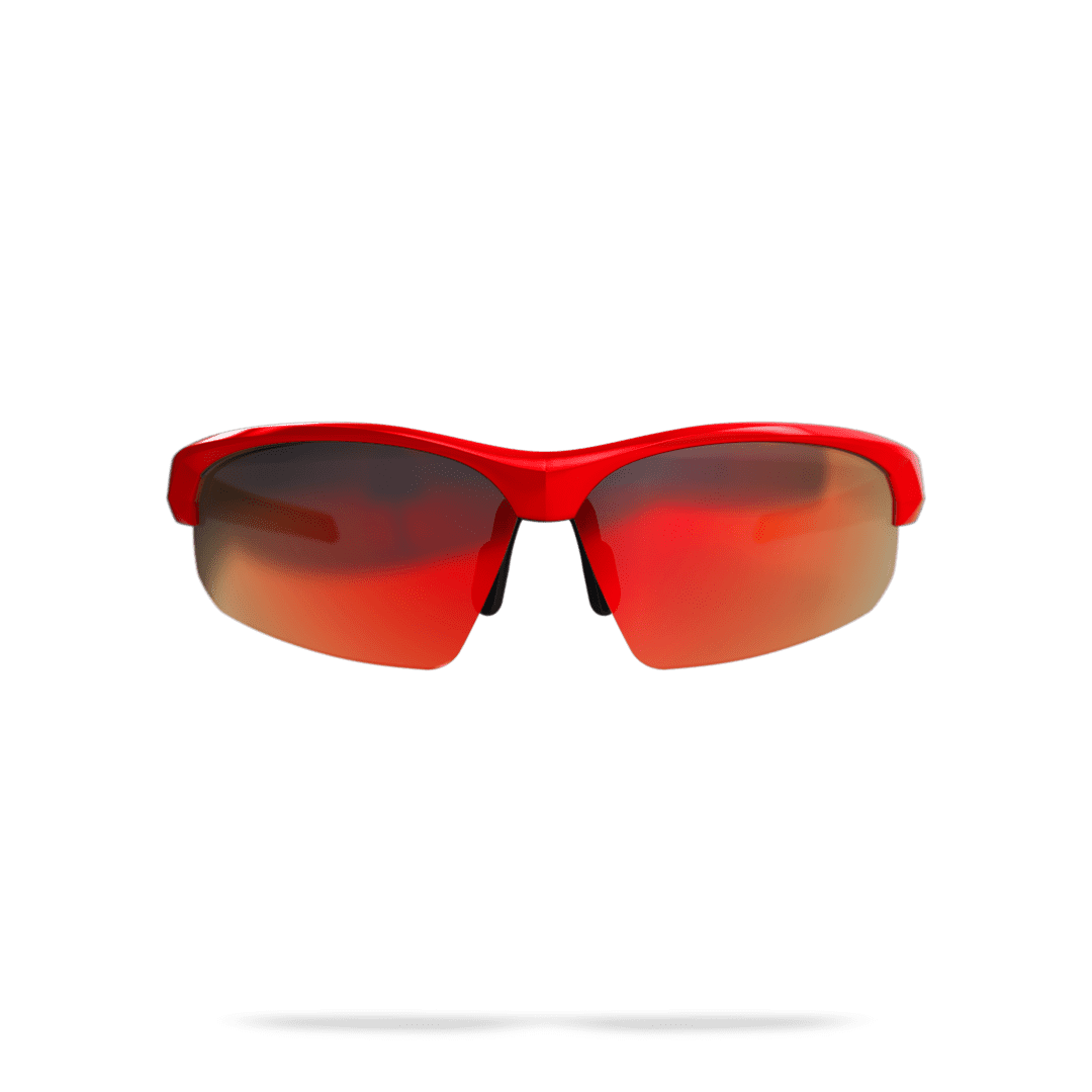 BBB Impress Red PC Sunglasses Smoke/Red Lens