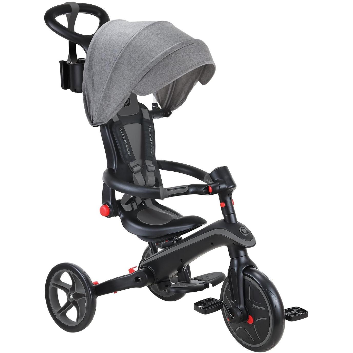 Globber Explorer Foldable 4in1 Kids Trike Black/Grey