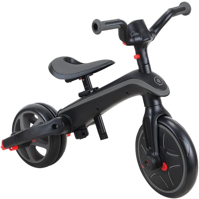 Globber Explorer Foldable 4in1 Kids Trike Black/Grey