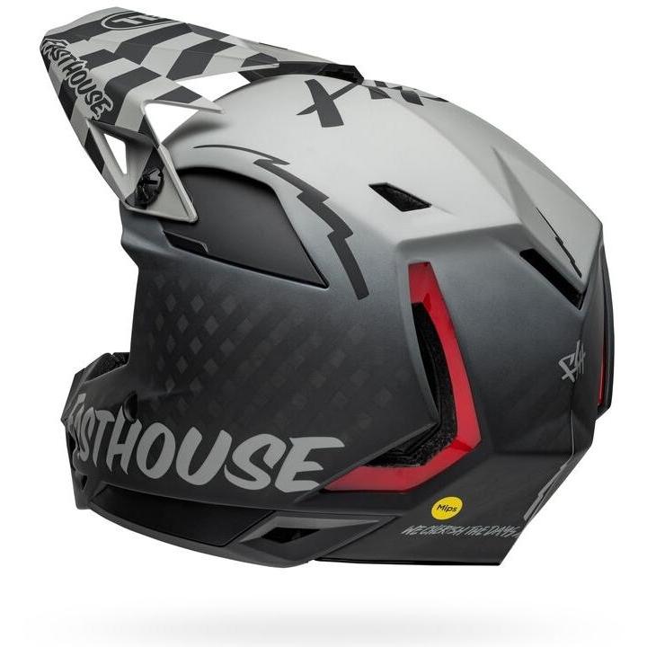 Bell Full-10 Spherical MIPS Full Face MTB Helmet Fasthouse Happy Hour Grey/Black
