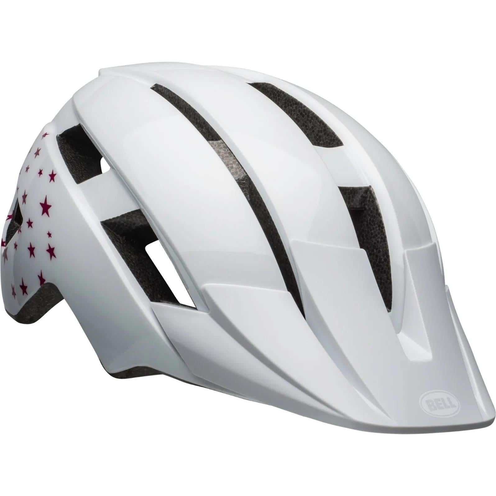 Bell Sidetrack II Kids Helmet White/Stars